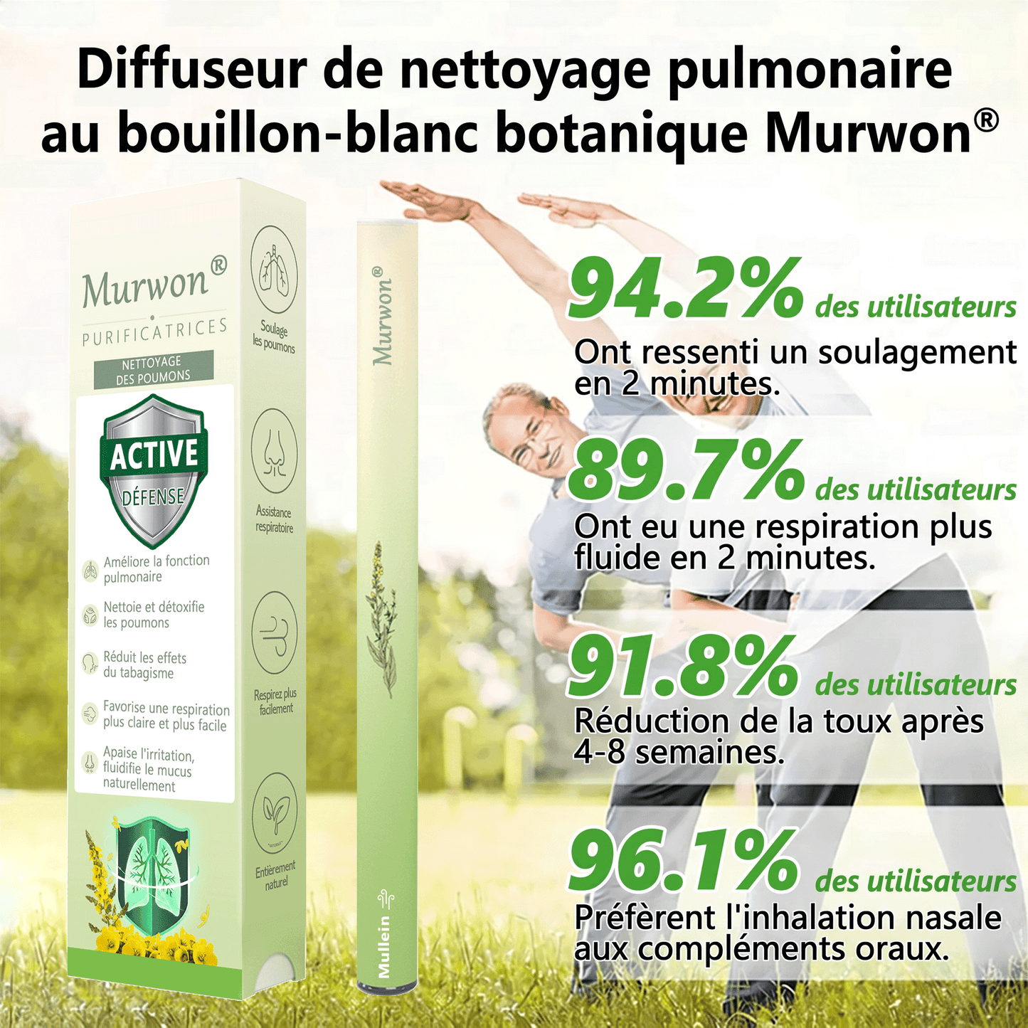 🇨🇦 Fièrement fabriqué et expédié au Canada✅𝑴𝒖𝒓𝙬𝙤𝐧® 𝑫𝒊𝒇𝒇𝒖𝒔𝒆𝒖𝒓 𝒅𝒆 𝑵𝒆𝒕𝒕𝒐𝒚𝒂𝒈𝒆 𝑷𝒖𝒍𝒎𝒐𝒏𝒂𝒊𝒓𝒆 à 𝒍𝒂 𝑴𝒐𝒍è𝒏𝒆 𝑩𝒐𝒕𝒂𝒏𝒊𝒒𝒖𝒆 (🫁 Toux, Pharyngite, essoufflement, expectorations, nez bouché, bronchite, symptômes allergiques, gêne pulmonaire)1❤️