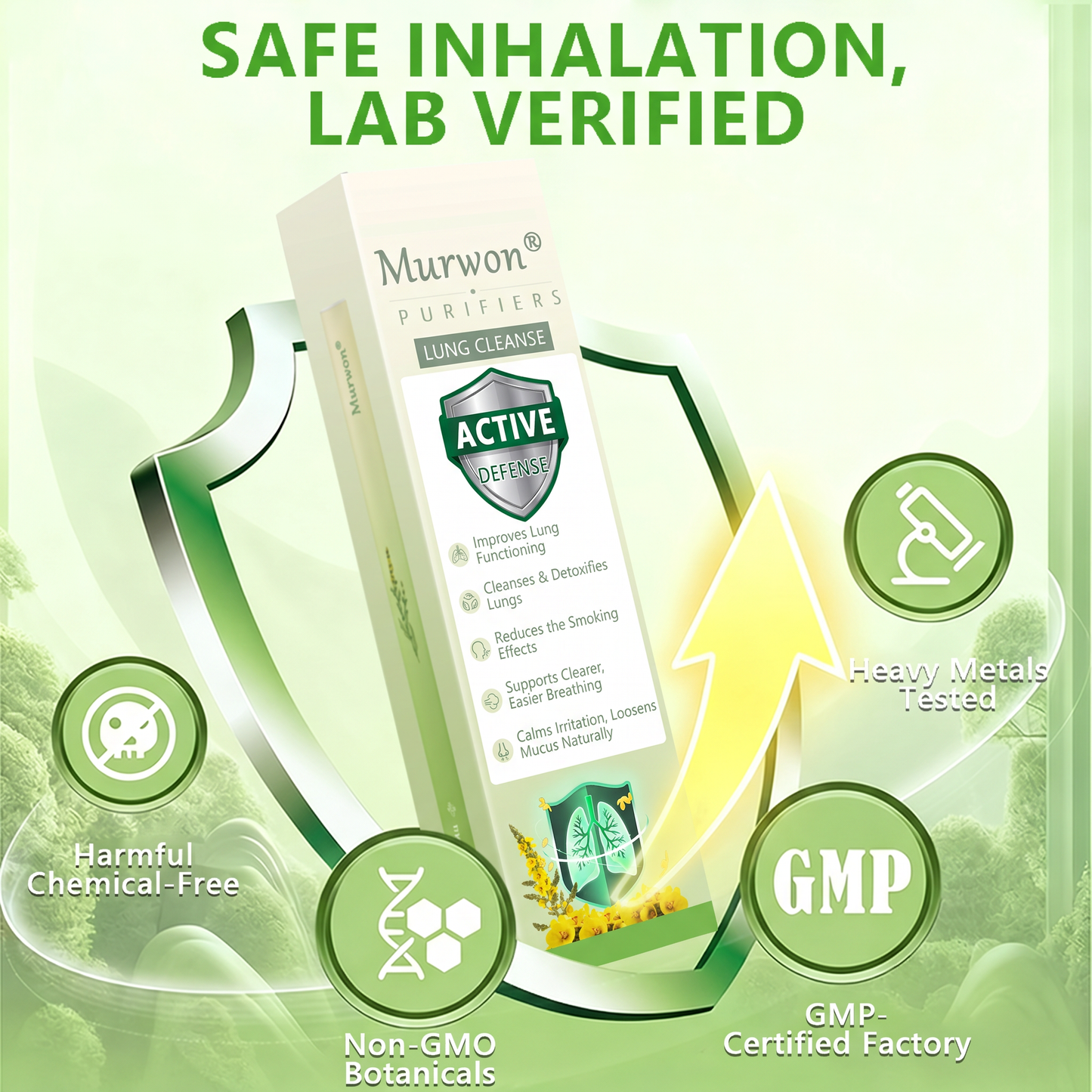 🇨🇦 Fièrement fabriqué et expédié au Canada✅𝐌𝐮𝐫𝐰𝒐𝒏® 𝐁𝐨𝐭𝐚𝐧𝐢𝐜𝐚𝐥 𝐌𝐮𝐥𝐥𝐞𝐢𝐧 𝐋𝐮𝐧𝐠 𝐂𝐥𝐞𝐚𝐧𝐬𝐞 𝐃𝐢𝐟𝐟𝐮𝐬𝐞𝐫🔥(👨‍⚕️Cough, Pharyngitis, shortness of breath, sputum, stuffy nose, bronchitis, bronchitis, allergy symptoms, lung discomfort)3❤️