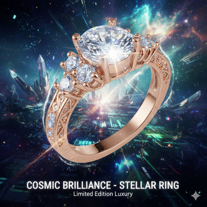 Éclat éternel : bague de fiançailles de luxe en zircon blanc | La promesse d'une éternité
