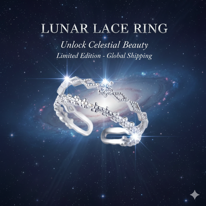 Bague vintage en dentelle florale | Argent sterling 925 et zircone cubique sertie à la main